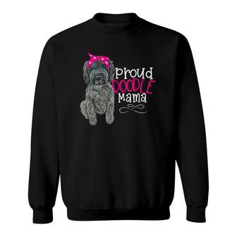 Womens Proud Doodle Mama Goldendoodle Labradoodle Pyredoodle Sweatshirt | Mazezy CA