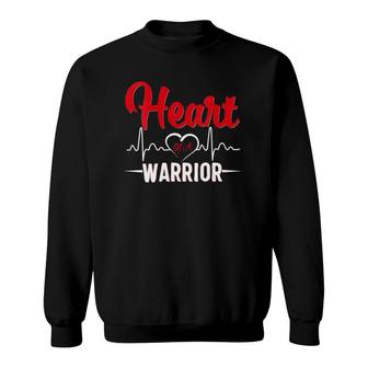 Womens Proud Of A Heart Warrior Chd Awareness Gift Sweatshirt | Mazezy