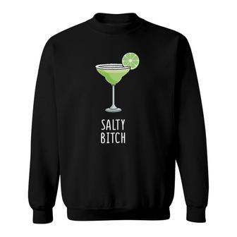 Womens Salty Bitch Cinco De Mayo Margarita Mom Sweatshirt | Mazezy