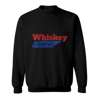 Womens Tennessee Whiskey Country Vintage Drinking Sweatshirt | Mazezy UK