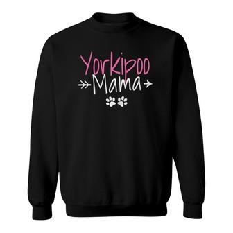 Womens Yorkipoo Mama Sweatshirt | Mazezy
