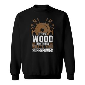 Woodworker Carpenter Tools Vintage Sweatshirt | Mazezy