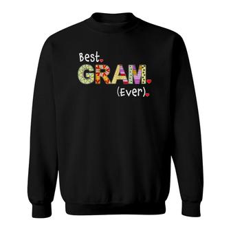World's Best Gram Ever Gift For Grandmother Grandma Grammy Sweatshirt | Mazezy