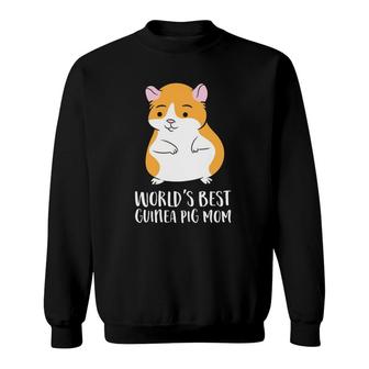 World's Best Guinea Pig Mom Funny Guinea Pig Mother Sweatshirt | Mazezy