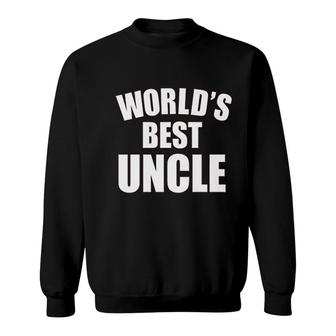 Worlds Best Uncle Bold Sweatshirt | Mazezy