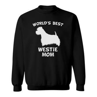 World's Best Westie Mom Dog Owner Sweatshirt | Mazezy