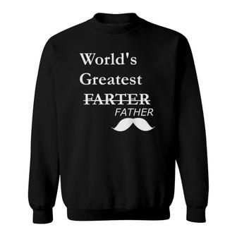 World's Greatest Farter-Funny Father's Day Gift For Dad Sweatshirt | Mazezy