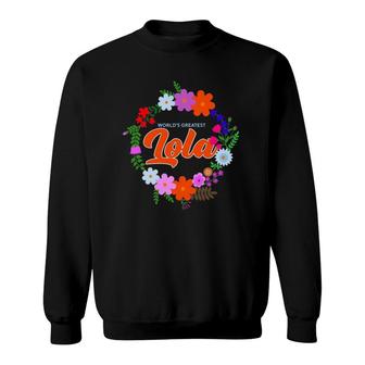 World's Greatest Lola - Filipino Lola Sweatshirt | Mazezy CA