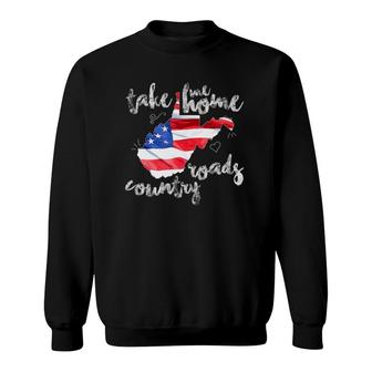Wv Country Roads West Virginia Men Women Sweatshirt | Mazezy