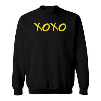 Xoxo Hugs And Kisses Valentine's Day Sweatshirt | Mazezy
