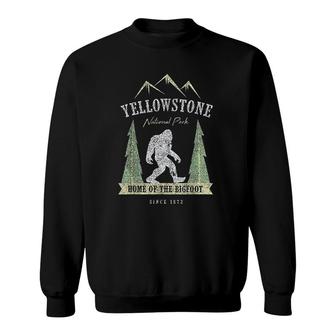 Yellowstone National Park Bigfoot Montana Gift Sweatshirt | Mazezy
