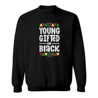 Young Gifted And Black For Kids African Sweatshirt - Seseable