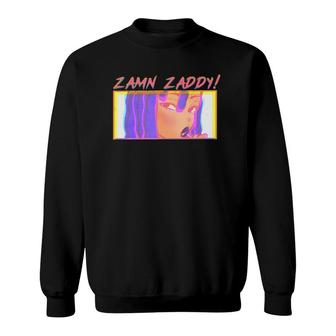 Zamn Zaddy Tank Top Gift Sweatshirt | Mazezy