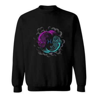 Zodiac Sign Gift Astrology Colorful Sweatshirt | Mazezy
