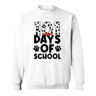 101 Days Of School Dalmatian Dog Sweatshirt | Mazezy