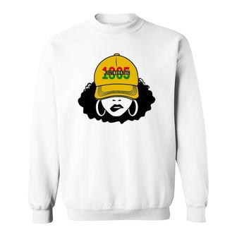 1865 Juneteenth Celebrate Black Women Sweatshirt | Mazezy
