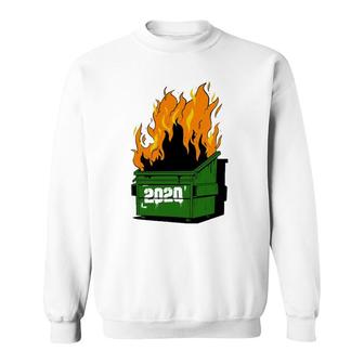 2020 Burning Dumpster Funny Fire Sweatshirt | Mazezy DE