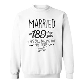 27 Yrs Anniversary Gift 27Th Wedding Anniversary For Her Sweatshirt | Mazezy
