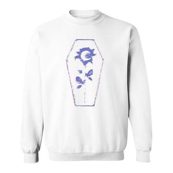 3D Coffin Gothic Lifestyle Gift Sweatshirt | Mazezy AU