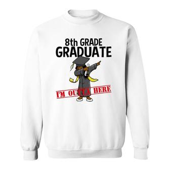 8Th Grade Graduation Funny Dabbing Girl Party Gift Tee Sweatshirt | Mazezy