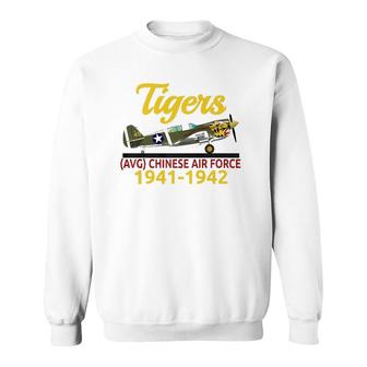 A Great P-40 Spiltfire Avg Chinese Air Force 1941-1942 Tee Sweatshirt | Mazezy