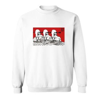 A Shared Thought Stamp T Sweatshirt | Mazezy CA
