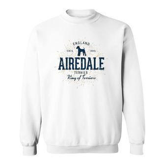 Airedale Terrier Vintage Airedale Sweatshirt | Mazezy AU