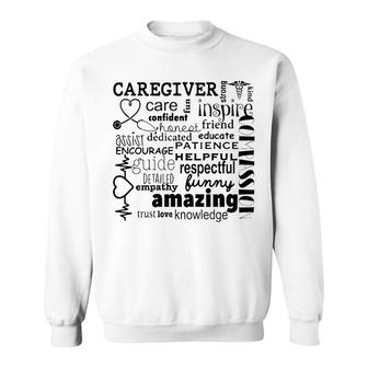 Amazing Caregiver Sweatshirt | Mazezy CA