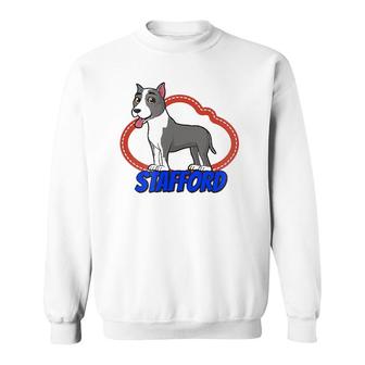 American Stafford Terrier Dog Owner Sweatshirt | Mazezy