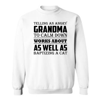 Angry Grandma Sweatshirt | Mazezy
