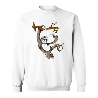 Animal Lover Zoo Keeper Gift Idea Sloth Sweatshirt | Mazezy