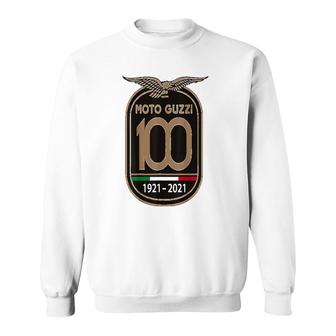 Anniversary 100Th Motos Guzzi Yeahh Sweatshirt | Mazezy