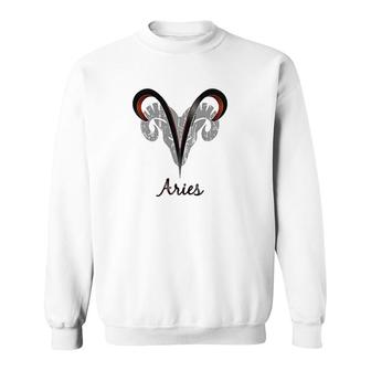 Aries Symbol Childrens Sweatshirt | Mazezy