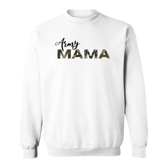 Army Mama Camo Support Your Soldier Army Family Love Sweatshirt | Mazezy