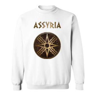 Assyria Symbol Of Shamath The Ancient Sun God Sweatshirt | Mazezy