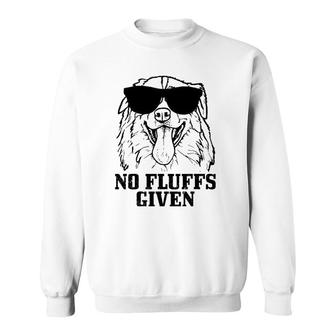 Australian Shepherd No Fluffs Given Dog Mom Dad Funny Sweatshirt | Mazezy