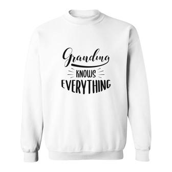 Awesome Decoration Grandma Knows Everything Sweatshirt - Thegiftio UK