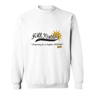 Back To The Future Hill Valley High School Sweatshirt - Thegiftio