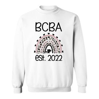 Bcba Est 2022 Behavior Analyst Graduate Sweatshirt | Mazezy