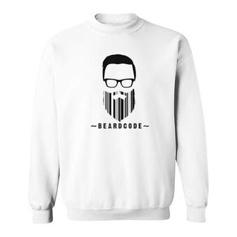 Bearded Beard Code Cool Man Sweatshirt | Mazezy