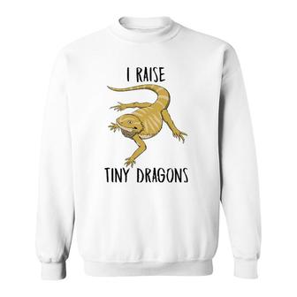 Bearded Dragon Quote Tiny Dragons Lizard Pullover Sweatshirt | Mazezy AU