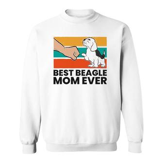 Best Beagle Mom Ever Mother Of Beagle Dog Sweatshirt | Mazezy UK