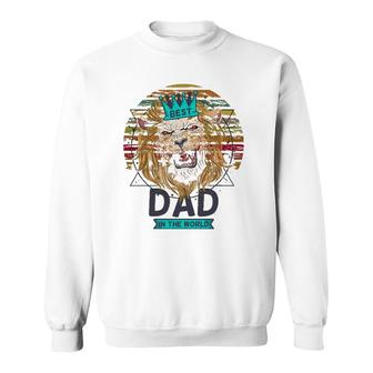 Best Dad In The World Lion Daddy For Father's Day Gift Sweatshirt | Mazezy
