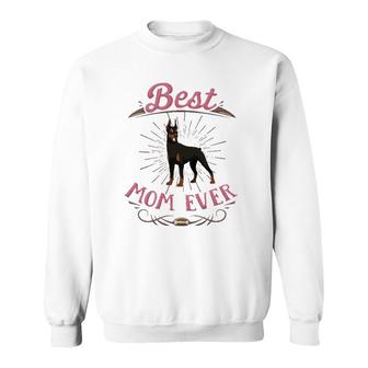 Best Doberman Mom Pet Lover Sweatshirt | Mazezy