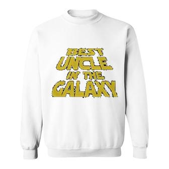 Best Uncle In The Galaxy Sweatshirt | Mazezy