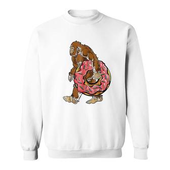 Bigfoot Donut Funny Sweatshirt | Mazezy