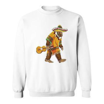 Bigfoot El Squatcho Sasquatch Cinco De Mayo Mexican Sweatshirt | Mazezy