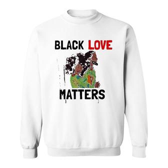 Black Love Matters Afrocentric Sweatshirt | Mazezy