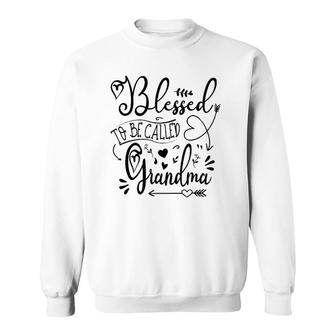 Blessed To Be Called Grandma Funny For Grandmother Sweatshirt | Mazezy