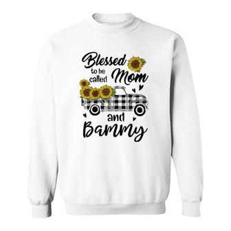 Blessed To Be Called Mom And Bammy Funny Mother Day's Sweatshirt | Mazezy